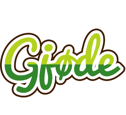 Gjøde golfing logo