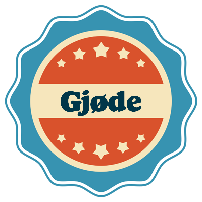 Gjøde labels logo