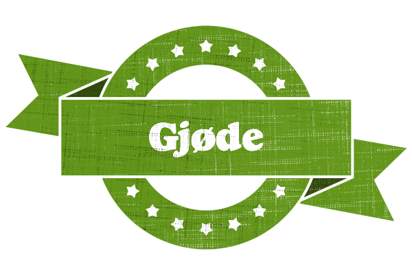 Gjøde natural logo