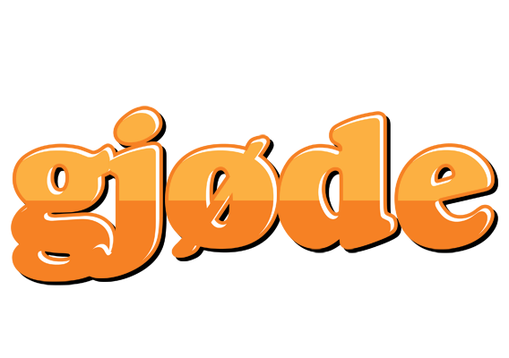 Gjøde orange logo