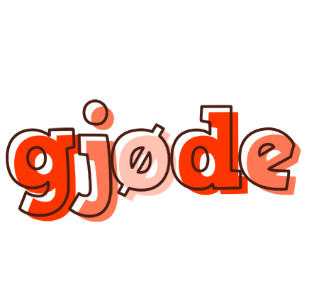 Gjøde paint logo