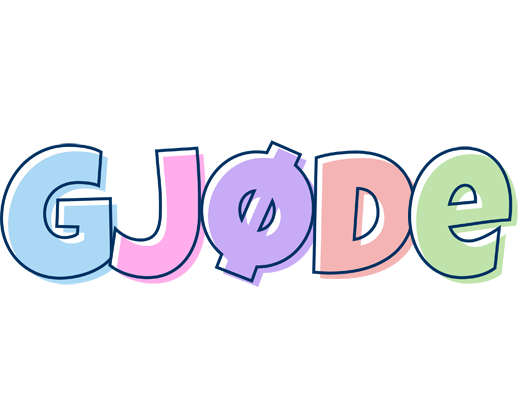 Gjøde pastel logo