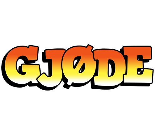 Gjøde sunset logo