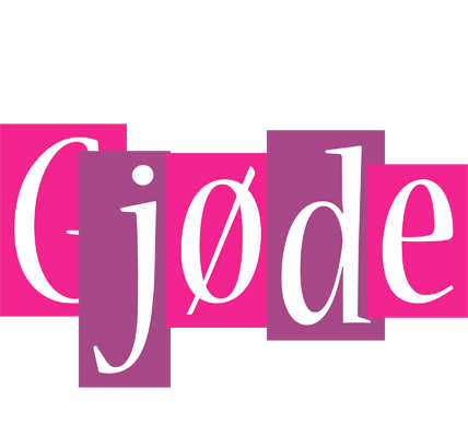 Gjøde whine logo