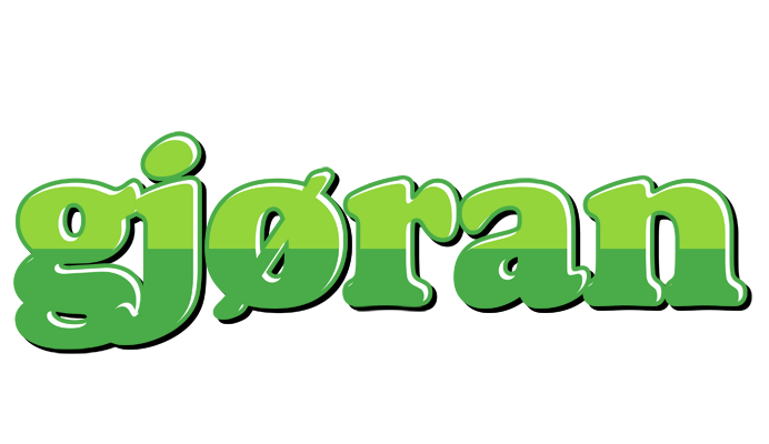 Gjøran apple logo
