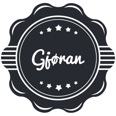 Gjøran badge logo