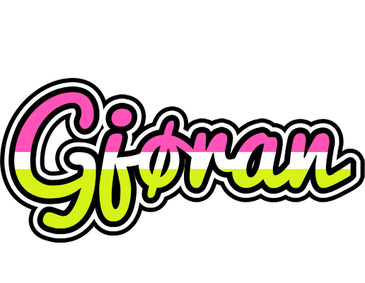 Gjøran candies logo