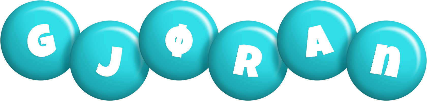 Gjøran candy-azur logo