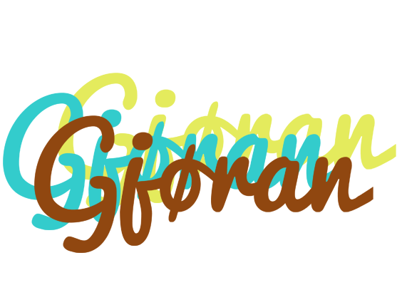 Gjøran cupcake logo