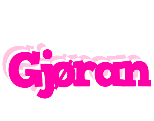 Gjøran dancing logo