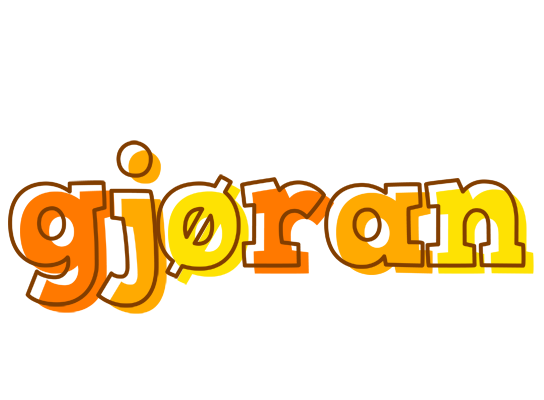 Gjøran desert logo