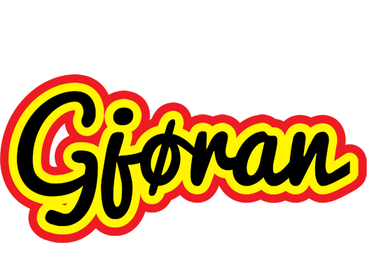 Gjøran flaming logo