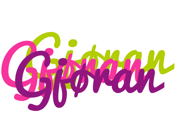 Gjøran flowers logo