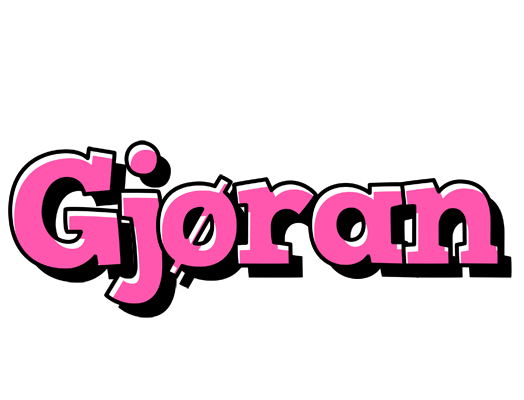 Gjøran girlish logo