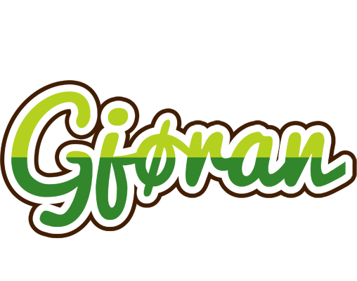 Gjøran golfing logo