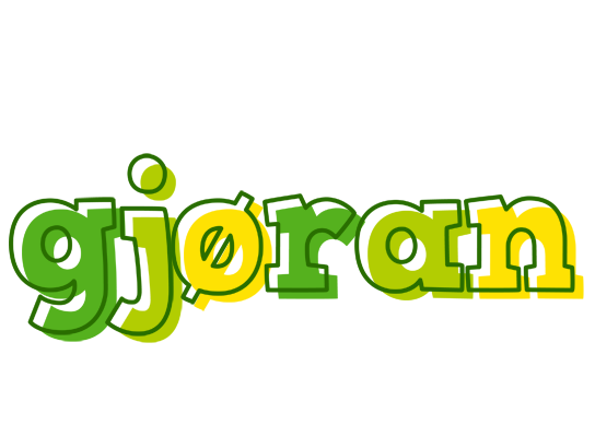 Gjøran juice logo