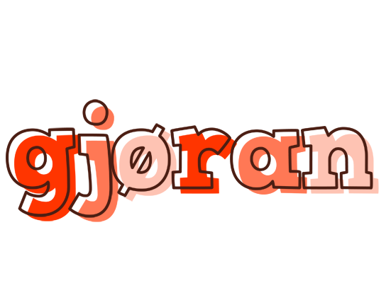 Gjøran paint logo