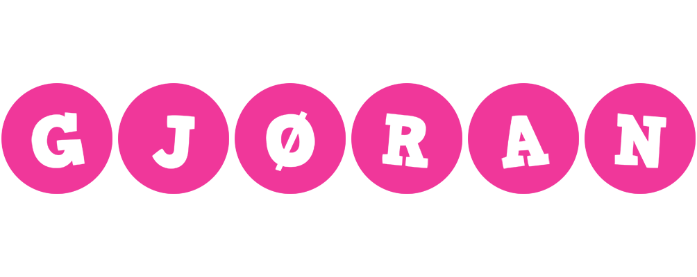 Gjøran poker logo