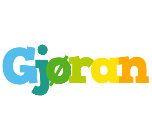 Gjøran rainbows logo
