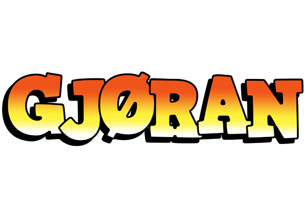 Gjøran sunset logo