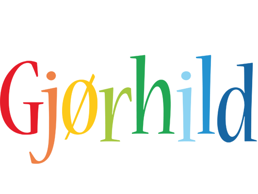 Gjørhild birthday logo