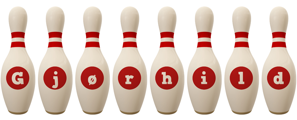 Gjørhild bowling-pin logo