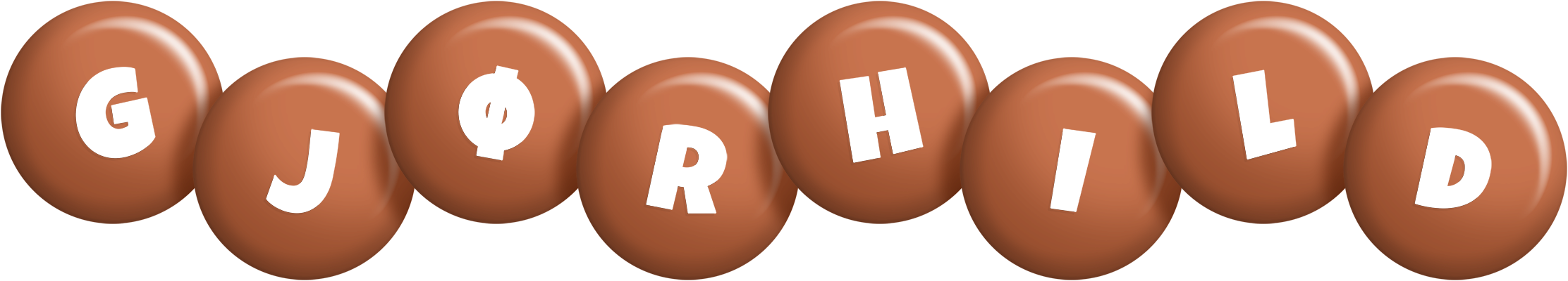 Gjørhild candy-brown logo