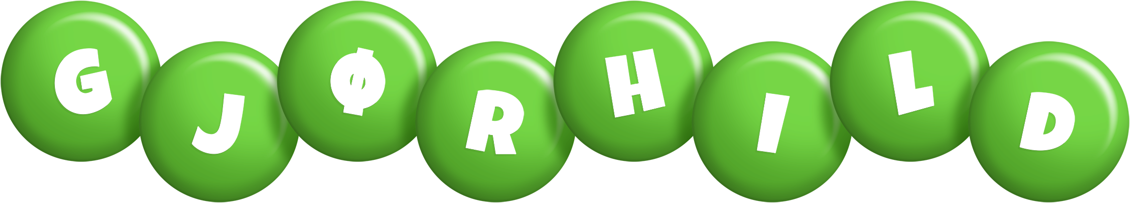 Gjørhild candy-green logo