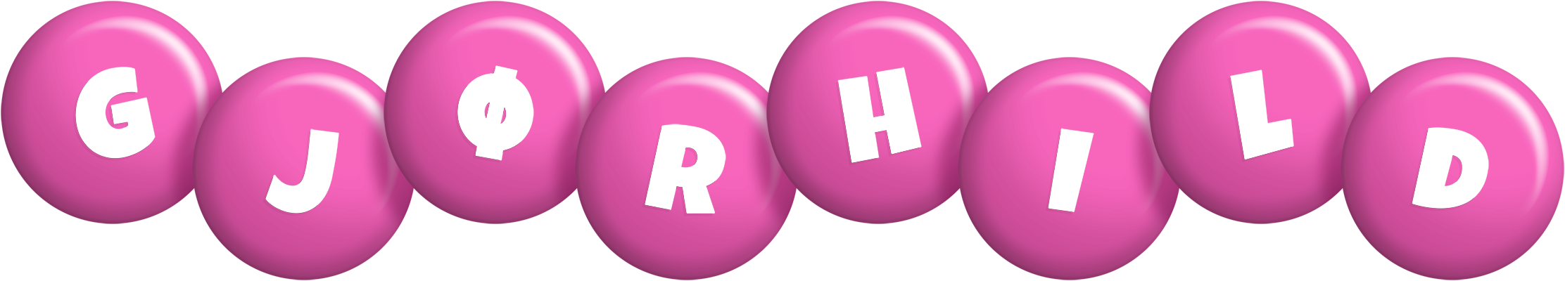 Gjørhild candy-pink logo