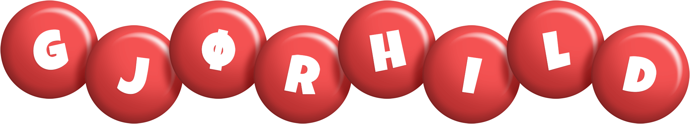 Gjørhild candy-red logo