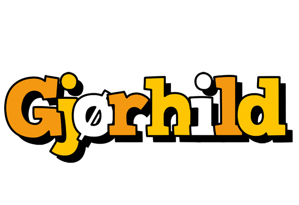 Gjørhild cartoon logo