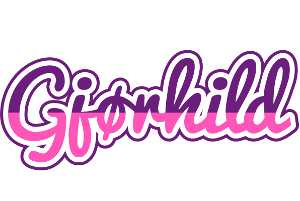 Gjørhild cheerful logo