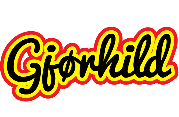 Gjørhild flaming logo