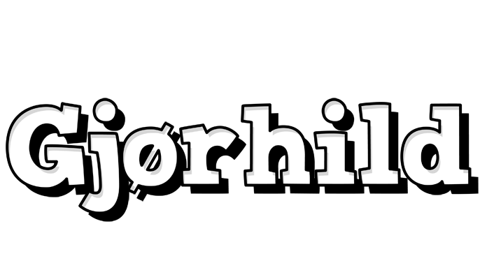 Gjørhild snowing logo