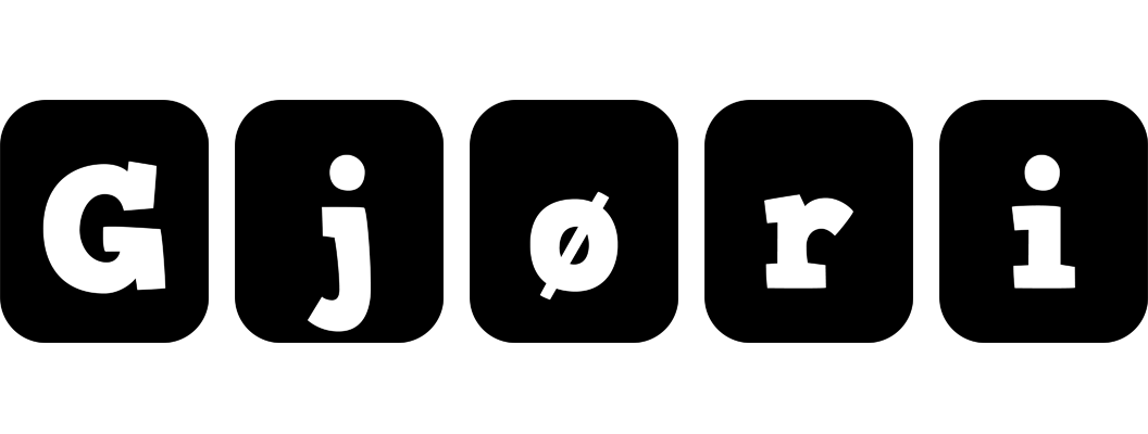 Gjøri box logo