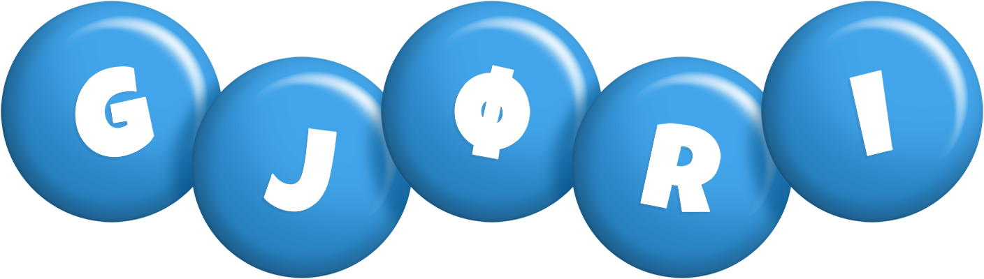 Gjøri candy-blue logo