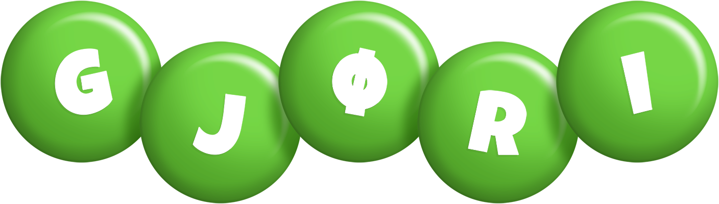 Gjøri candy-green logo