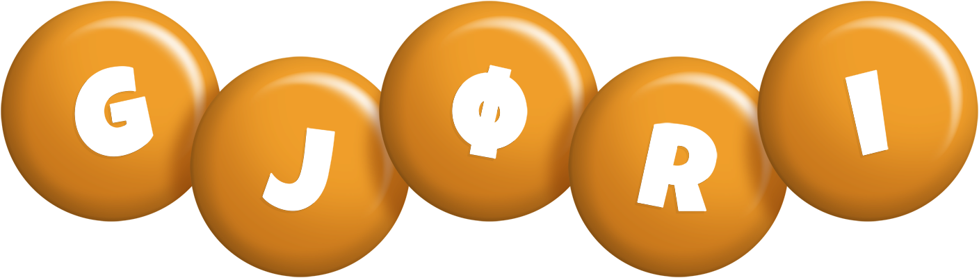 Gjøri candy-orange logo