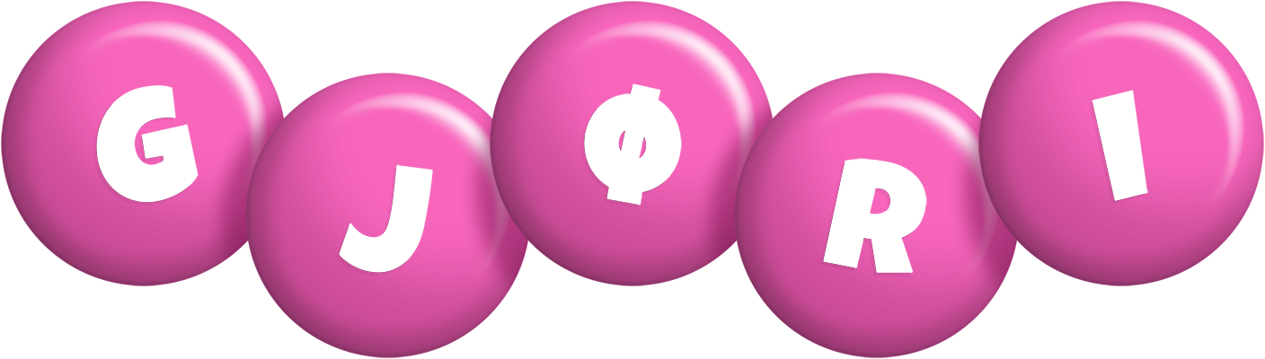 Gjøri candy-pink logo