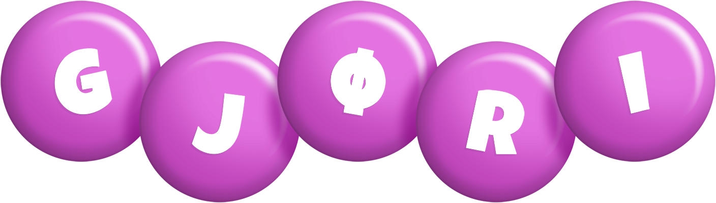 Gjøri candy-purple logo