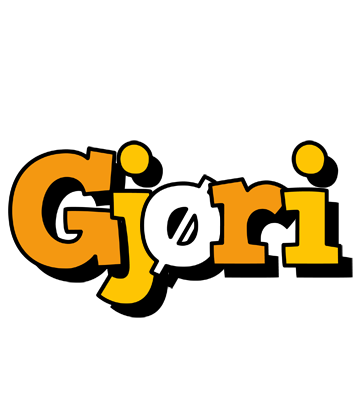 Gjøri cartoon logo