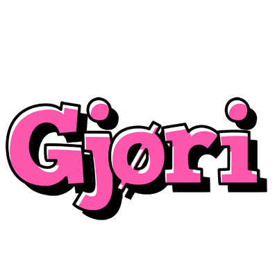 Gjøri girlish logo