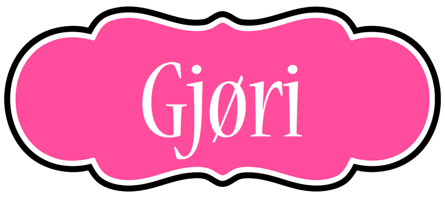 Gjøri invitation logo