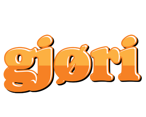 Gjøri orange logo