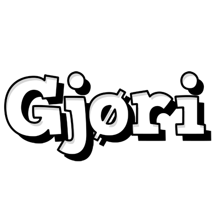 Gjøri snowing logo