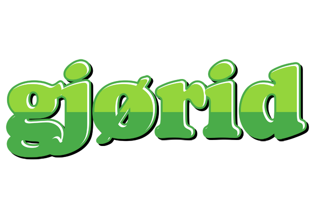 Gjørid apple logo