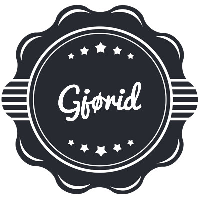 Gjørid badge logo