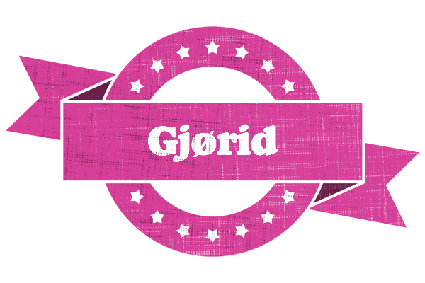Gjørid beauty logo