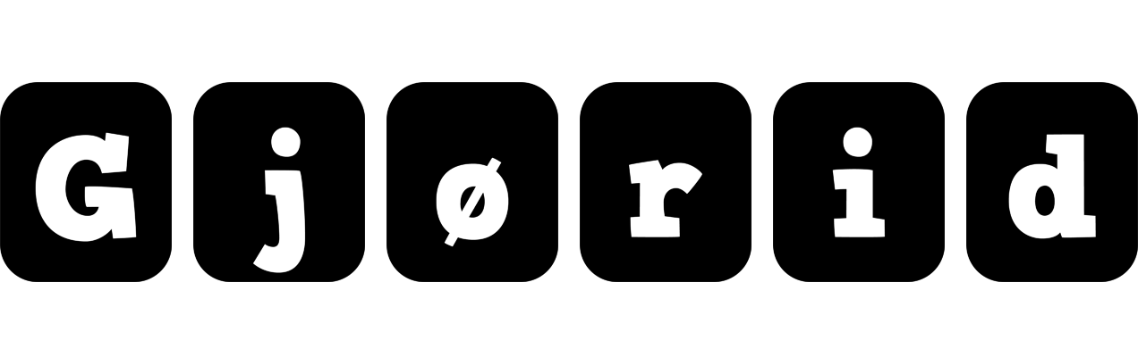 Gjørid box logo