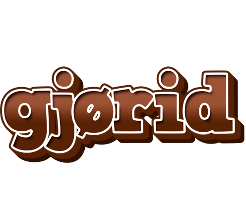 Gjørid brownie logo